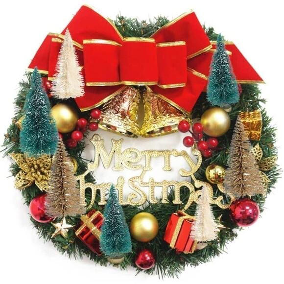 8PCS Artificial Mini Bottle Brush Pine Wood Base Tabletop Snow Frosted Trees - Picture 2 of 7